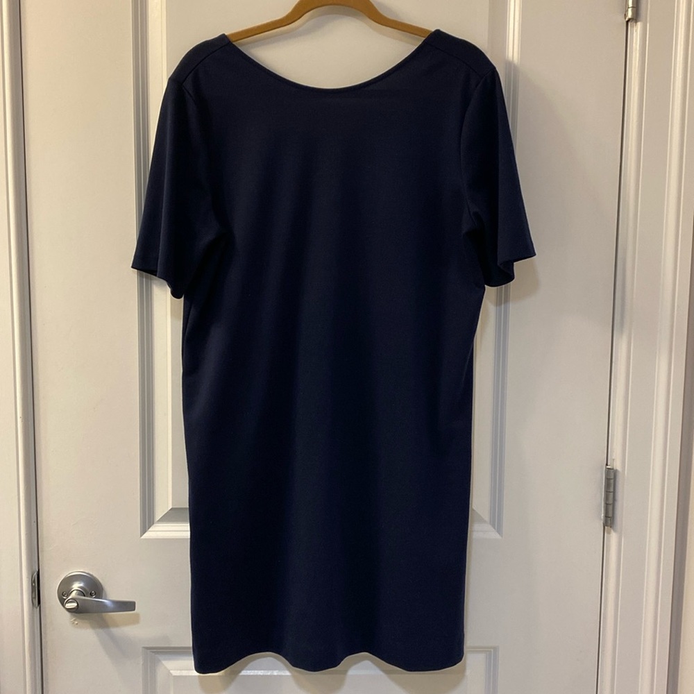 Gap Women’s Dark Blue Short Sleeve Dress - Size L